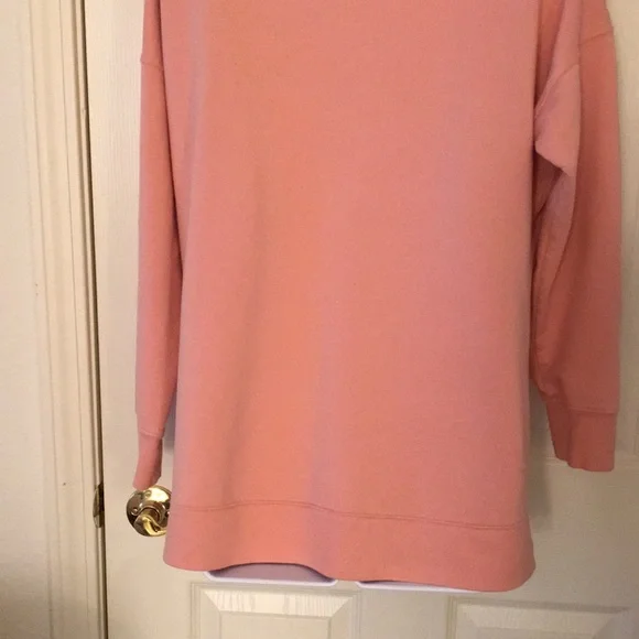 Adorable Pink Cowl Neck Sweatshirt - Picture 11 of 15